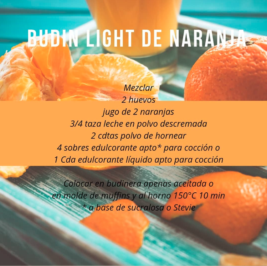 Budín Ligth de Naranja